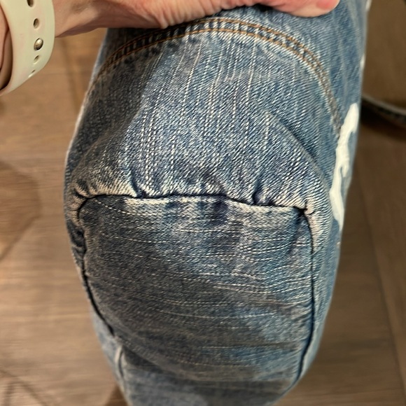 American Eagle Distressed Denim Tote New with Tags - Picture 10 of 16